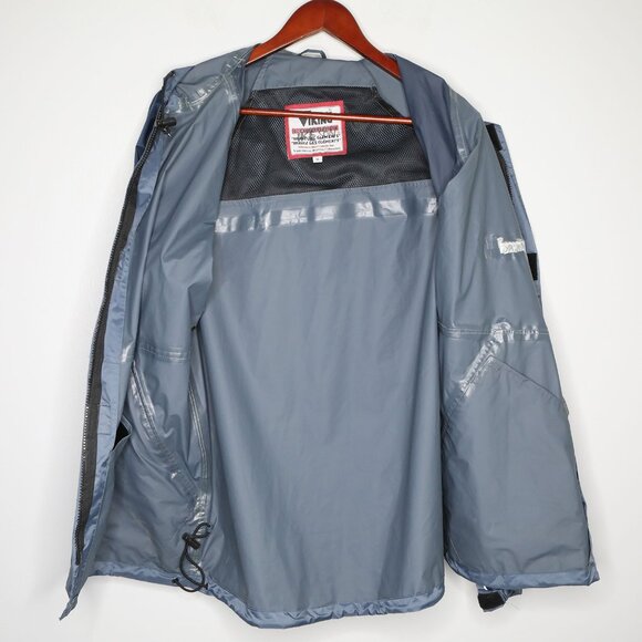 Viking Chinook 2 Mens Rain Jacket Windbreaker Coat Outdoor Blue Gorpcore - Picture 6 of 15